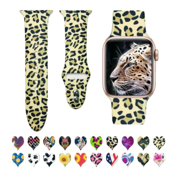 

New 20 Designs Smart Apple Watch Band Strap Silicone Rubber Strap 38/40 42/44mm For Watch
