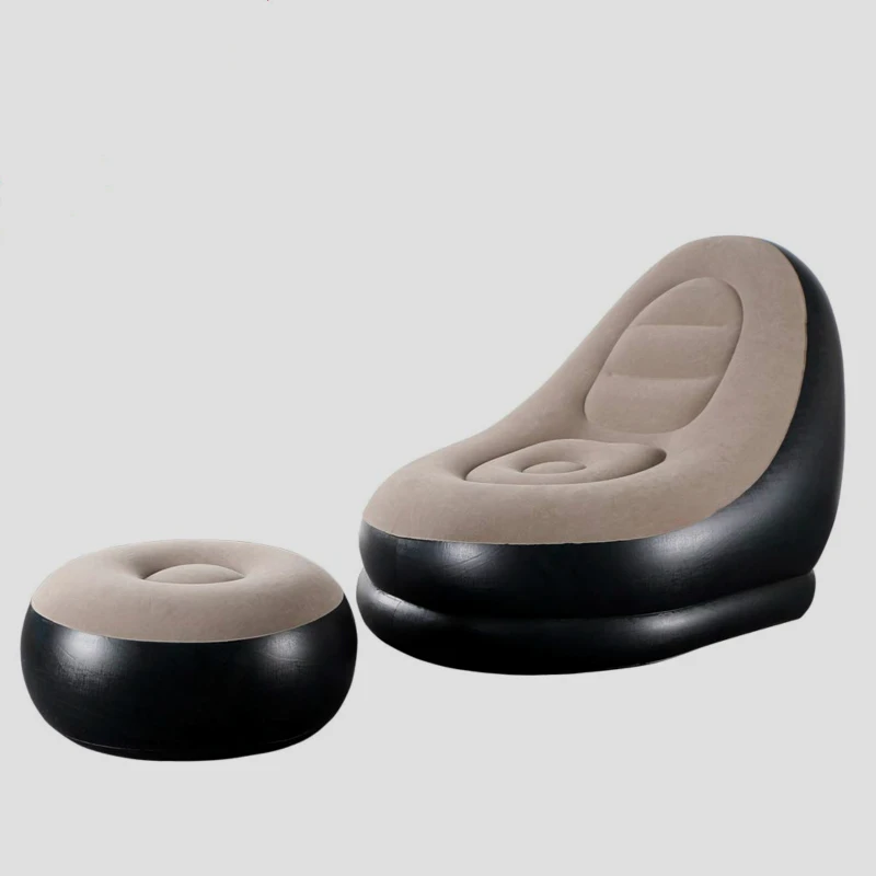 

Outdoor Inflatable Sofa Indoor small sofa Lazy sofa chair flocking stool single sofa bed lounge chair