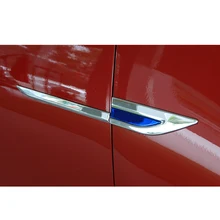 Lsrtw2017 нержавеющая сталь двери автомобиля боковое крыло украшения для Kia K3 Kia Cerato интерьерные аксессуары для формовки