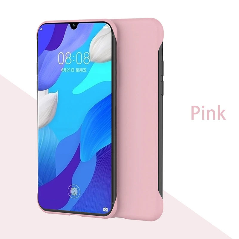 Безрамный чехол для huawei P30 P20 Lite P Smart Plus Y5 Y7 Honor 10i 20 Pro 8X8 S Nova 5 5i 10 20s Candy жесткий матовый чехол