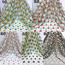 Африканские кружева с блестками вечерние 5 цветов(5 ярдов/партия) voilie кружева/Тюль Кружева/Свадебные Кружева Вышивка невесты Crysal лист ткани