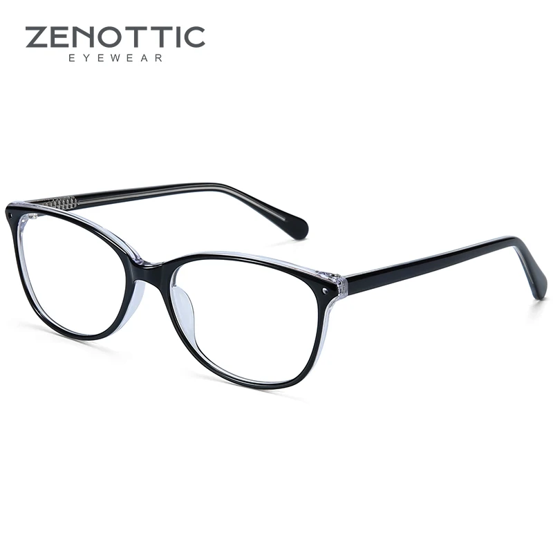 Очки ZENOTTIC ацетатные с защитой от синего света рецептурные оптические