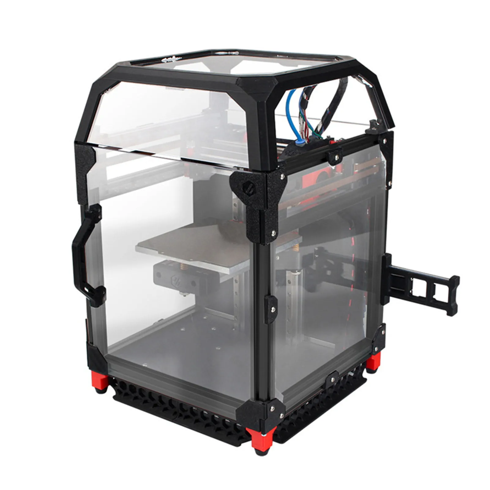 19 Pcs/set VORON-0 1515 Extrusion Frame Kit Black V0 FRAME SETS Voron 0 1515 Aluminum Alloy Profile Frame 3D Printer Accessies 2
