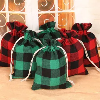 

100pcs Natural Resuable Drawstring Pouch Packaging women Gift Bag Jewelry Christmas Bag NO356