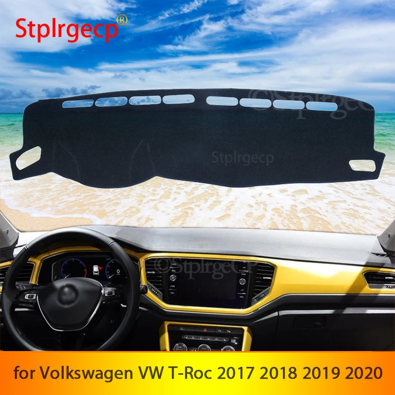 Противоскользящий коврик для Volkswagen VW T-Roc 2017 2018 2019 2020 накладка на приборную панель