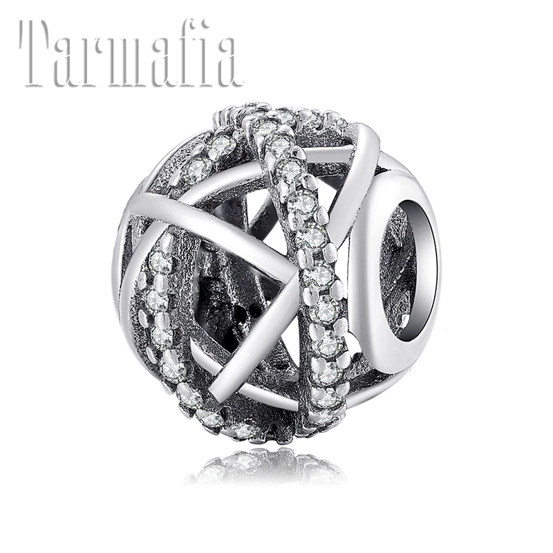 

2019 Hot New Openwork Galaxy 925 Sterling Silver Beads Fit Original Pandora Bracelet Necklace decorated beaded female Jewelry