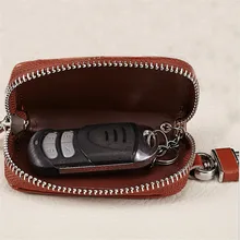 Мужские кошельки для ключей, органайзер, ключница, кожа, на молнии, для монет, для автомобиля, брелок, сумка, чехол, мужской, для автомобиля, пульт дистанционного управления, держатель для ключей