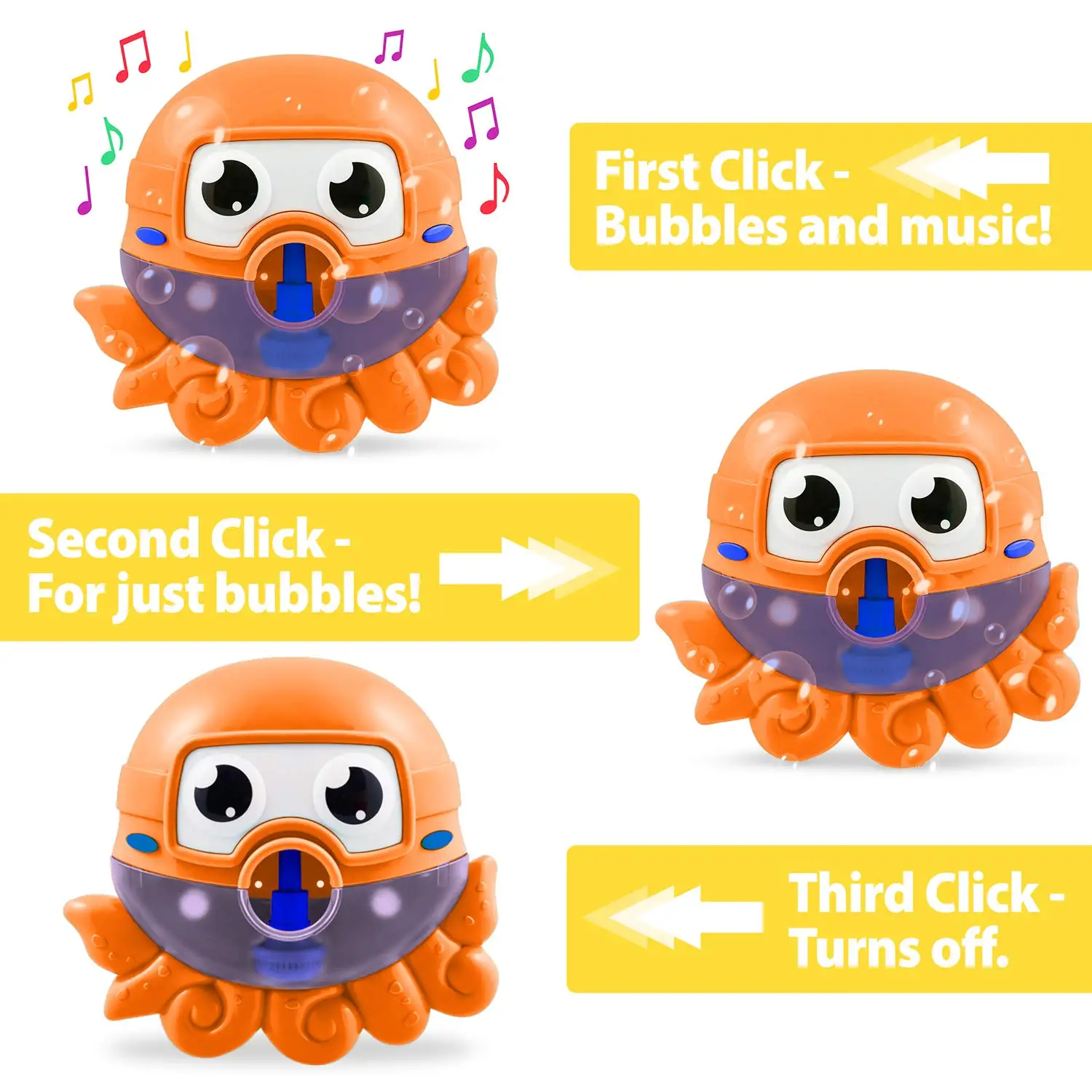 Осьминог устройство для мыльных пузырей игрушка для ванны для детской ванны время-удары пузырьки и игры 24 Детские песни