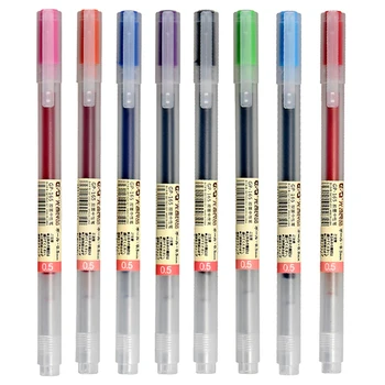 

10pcs/Lot Japan Color Gel Pen Set 0.5mm Matte Colored Kawai Stylo Gel Ink Drawing Pen Coloring Cute Stationery School Supplies