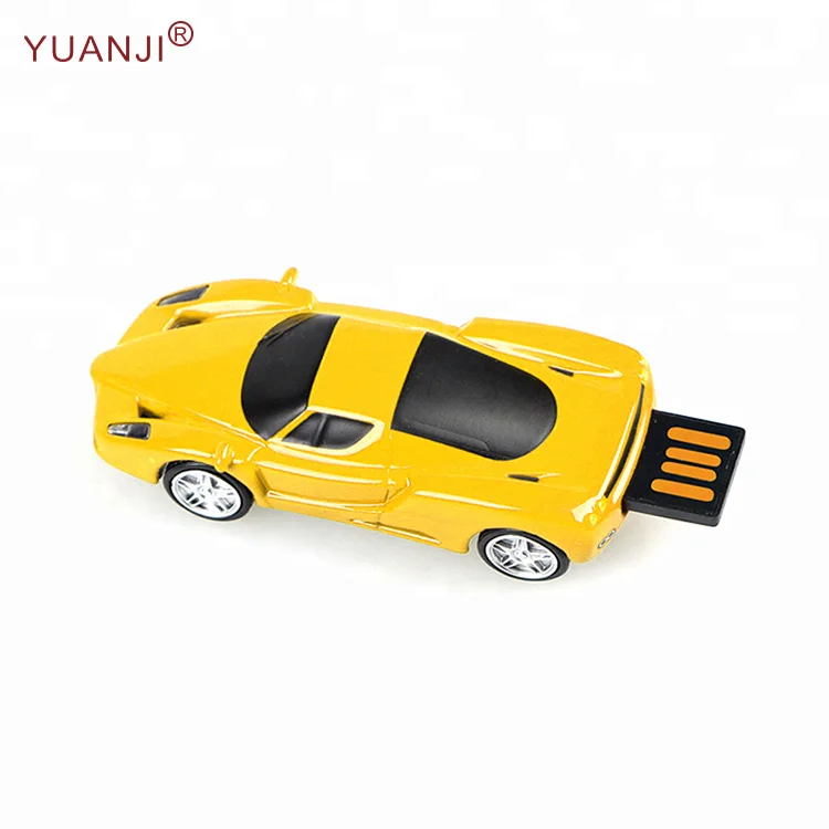 Usb флэш-накопитель заказной резиновый автомобиль ПВХ с коробкой