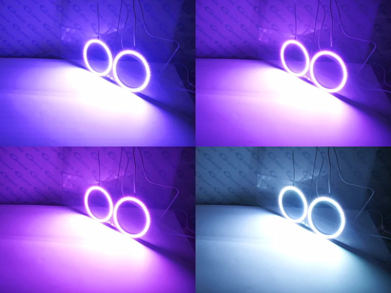 For scion tc 2011 2012 2013 Excellent RF remote Bluetooth APP Multi-Color Ultra bright RGB LED angel eyes Car styling