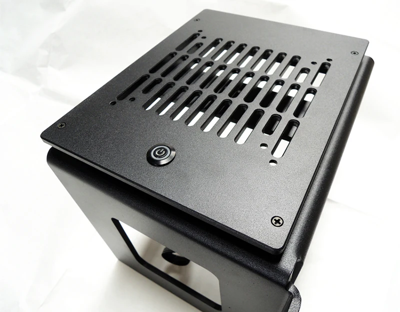 Мини ITX PC чехол на открытом воздухе тестовая скамья Вертикальная рама из алюминиевого сплава поддержка SFX ATX блок питания водяное охлаждение шасси