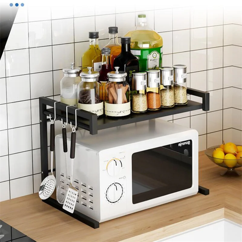 PROD 4000349900589 Organizer Kitchen Microwave Oven Shelf Metal Multi
Function Stand Two Layers Dish Space Saving Rack