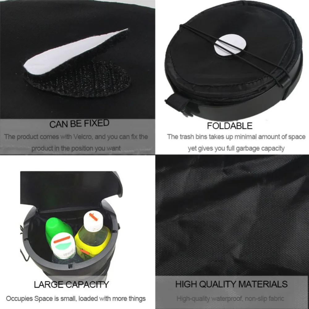 Горячее предложение Новый Автомобильный складной ящик для хранения черный|Сети|