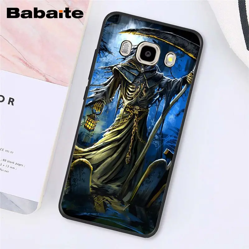 Babaite Мрачный Жнец "скелетная" тема, чехол для телефона для samsung Galaxy J7 J6 J8 J4 J4Plus J7 DUO J7NEO J2 J5 Prime