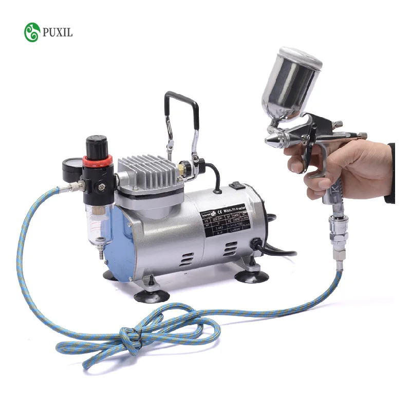 TC-20B 220V 23-25 L/ min 1/5Hp Small Airbrush Compressor Small Vacuum Pump  Airtight Pump