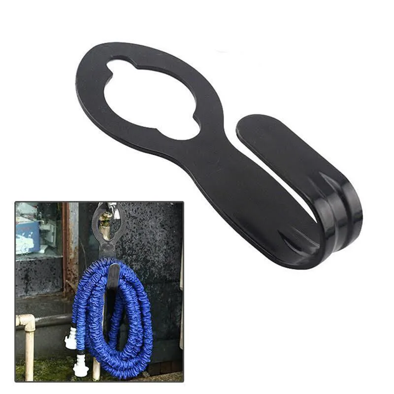 Wall Mounted Garden Hose Pipe Reel Holder Hanger Storage Hook Watering