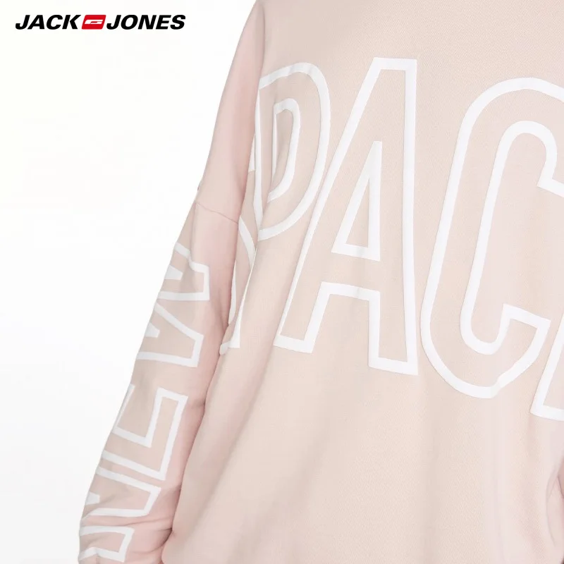 JackJones мужская толстовка с круглым вырезом и принтом букв | 218333528