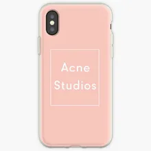 Прозрачный чехол Acne Studio для Apple iphone X XSMAX XR чехол для iphone 6 6s 5 5S 7plus 8plus iphone 7 8 чехол