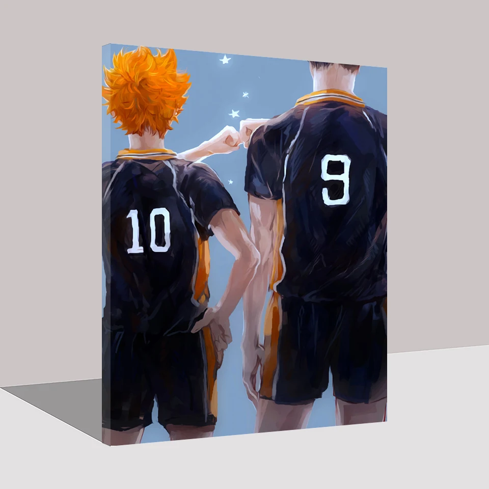 Home-Decor-Haikyuu-Wall-Art-Main-Roles-Canvas-Painting-Print-Inspirational-Quotes-Poster-Modular-Picture-Cuadros - 副本