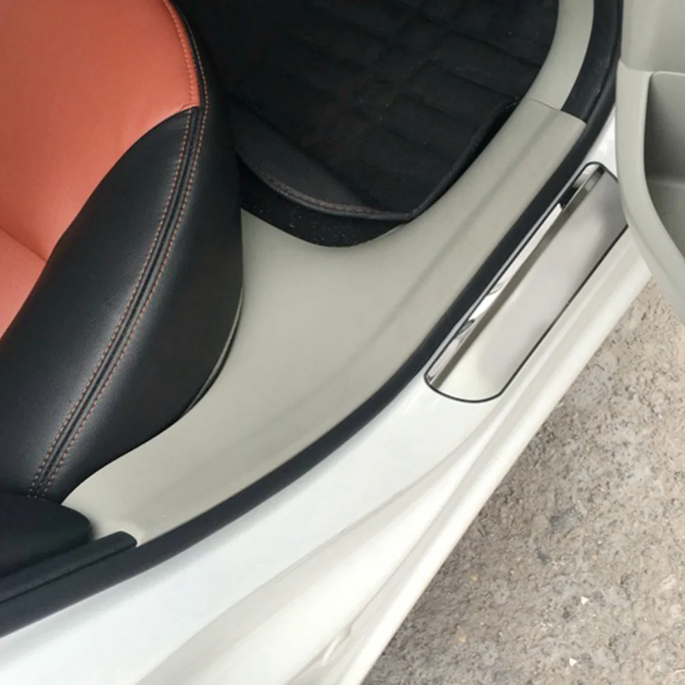 Автомобильные аксессуары для Honda Civic 2006 до из нержавеющей стали дверные пороги пластины протектор Добро пожаловать педаль Крышка отделка автомобиля Стайлинг 4 шт