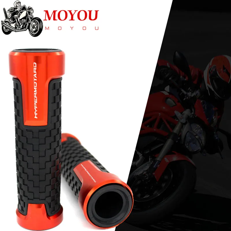 

For Ducati Hypermotard 1100 796 821 939 939SP EVO Accessories 22mm 7/8'' Handlebar Grips Handle Grip Handle bar