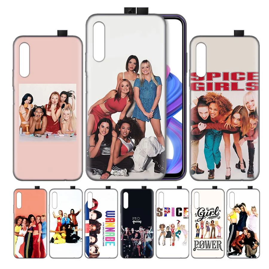 

Silicone Case Cover for Huawei Honor 8X 8C 8A 8S 9X 10 20 20i V20 Play Y5 Y7 Y9 Lite Pro Prime 2019 Nova 4e spice girls