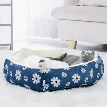 

Warming Washable Pet Floppy House Cat Bed Dog Pet Beds For Medium Small Pillow Dog