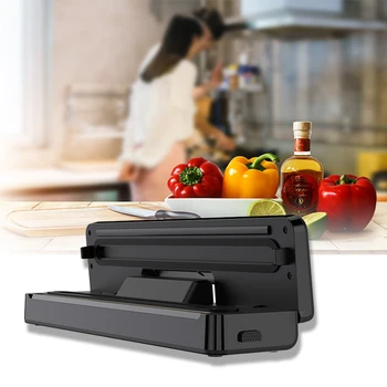 

Mini automatic food meat grains liquid fruits table desktop plastic vacuum bag sealing heating sealer vacuum packing machine