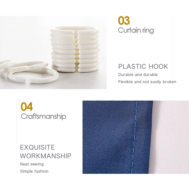 Shower curtains Polyester Fabric Thicken Waterproof Mildewproof Partition Bath Curtain