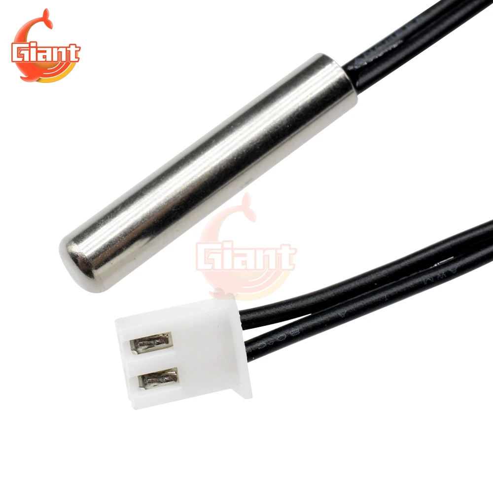 100/200cm 2 Meter Waterproof NTC 10K 1% 3950 2m Thermistor Accuracy Temperature Sensor Wire Cable Probe For Arduino W1209 W1401