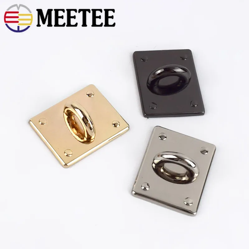 20шт Meetee 22*27 мм зеркальная поверхность O &amp D Кольцо боковой зажим Пряжка