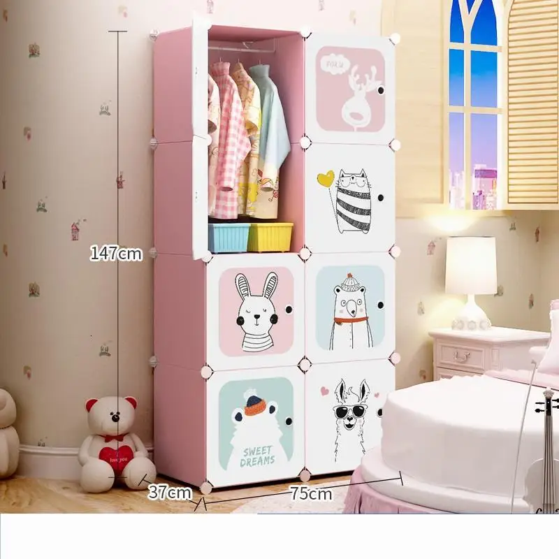 MODEL M Meble комод для Szafa Meuble Range Armario Armazenamento Penderie шкаф Mueble De Dormitorio мебель для спальни шкаф - Цвет: MODEL M