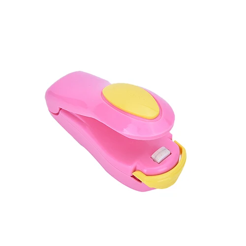 Portable Mini Heat Sealing Machine Food Bag Package Sealer Capper Sealing Tool Bag Clips Household Multifunction Kitchen Tool
