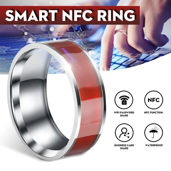 

1aWaterproof Unlock Health Protection Smart Ring Wear New Technology Magic Finger NFC Ring For Android Windows NFC Cell Phone