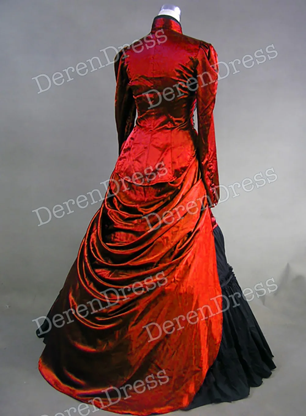 Victorian Edwardian Tartan Ball Gown 