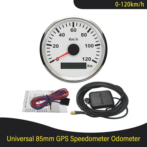 ELING New 85mm GPS Speedometer 120km/h 200km/h Speed Gauge Odometer UTV Motorcycle Marine Boat Buggy 12V/24V With Red Backlit - Image 11