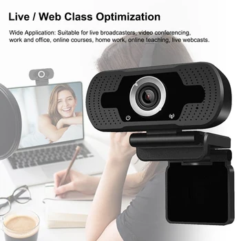 

HD 1080P Webcam USB Connection PC Computer Camera with Microphone For Online working Teaching Live Broadcast