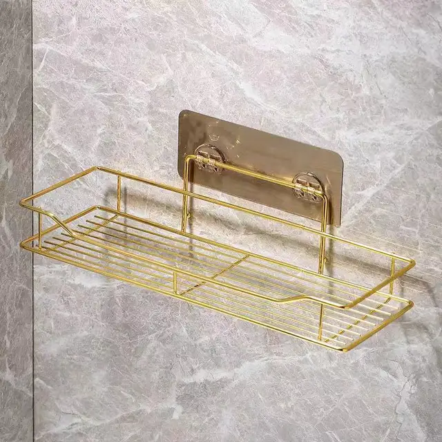 Stainless Steel Bathroom Shelf Wall Mounted Rack