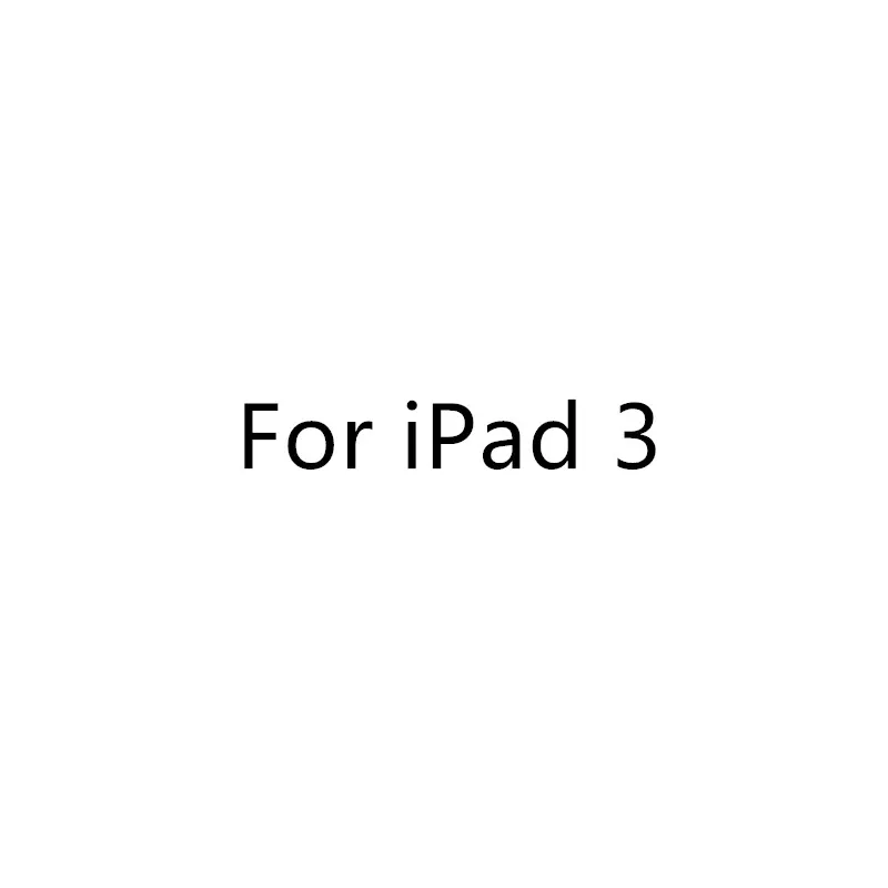 For iPad 3 Защитная крышка для iPad Pro 11 9,7 10,5 Air 3 2 10,5 дюймов мини-платье, на возраст 2, 3, 4, 6, 5 пленка Закаленное защитное экранное стекло стекла закаленное защитное покрытие - Цвет: For iPad 3