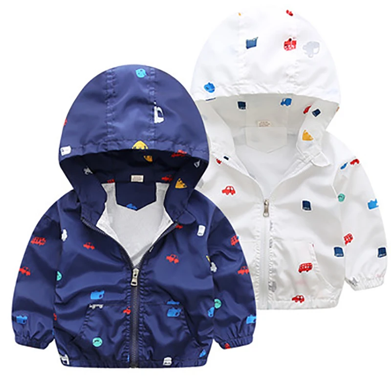 Children's Clothing Jacket Spring and Autumn New Boys and Girls Graffiti Jacket Baby Windproof Clothes