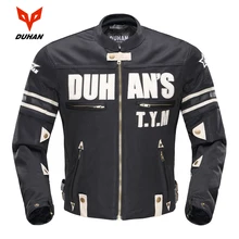 DUHAN Motorcycle Jackets Men Summer Guard Protection Racing Jacket Motocross Breathable Riding Professional Protector