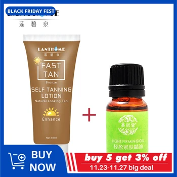 

Dropship Self Tanner Glove Body Face Bronzer Dark Solarium Tanning Lotion Sun Naturalize Cream+light Firming Oil Thin Leg Waist