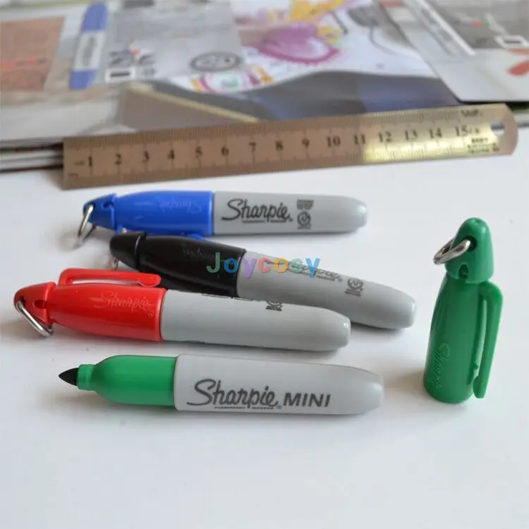 Mini Sharpie& Mini Pen for Badge Reels, Nursing Keychain Clip