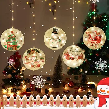

Newest 2020 Santa Claus Christmas LED String Lights Garland Decorative Fairy Lights Christmas Deocr for Home Holiday Lighting