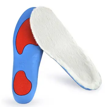 

Unisex Heated Thermal Plush Warm Shoes Insoles with Arch Support Orthotic Insert NEW
