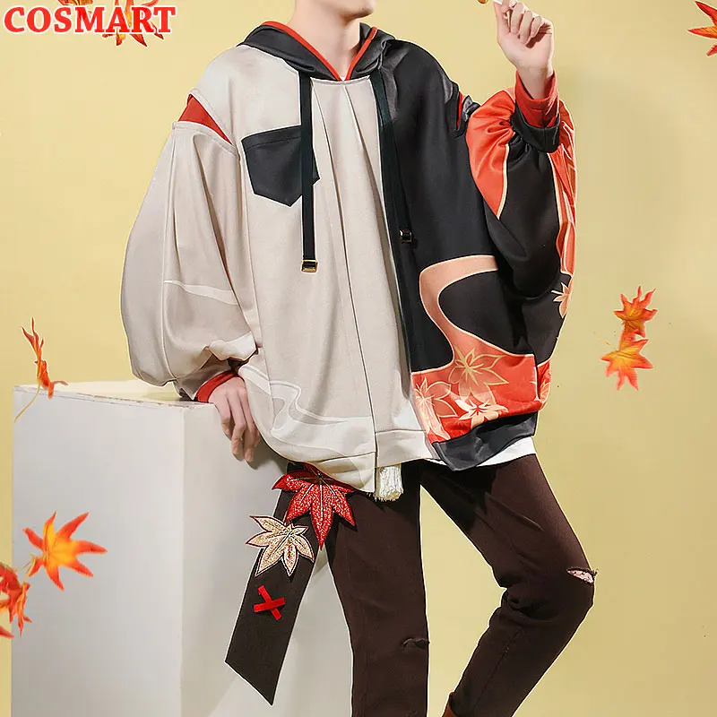 

COSMART Genshin Impact Kaedehara Kazuha Daily Fashion Clothes Game Suit Uniform Cosplay Costume Party Outfit For Men NEW