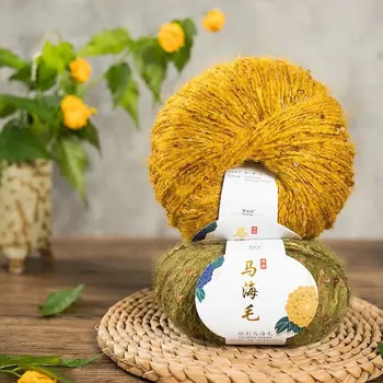 

Hand Knitting Crochet Yarns medium coarse wool pure wool stick needlework scarf hat coat hand-knitted thread 50g/pc
