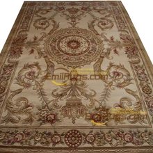 Тканый шерстяной ковер мягкий для гостиной французский о ручной вязки толстый плюш 6,4 'X 9,51'