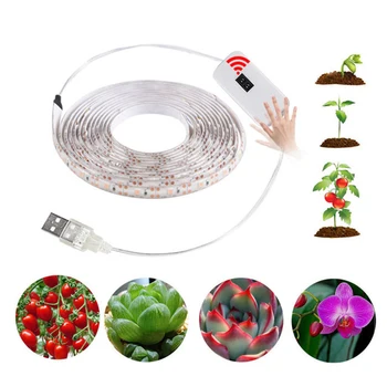 

Led Grow Strip Light 2835 Full Flower Plant Phyto Lamp Growth 5V USB With Touch Dimming For Indoor Greenhouse Grows